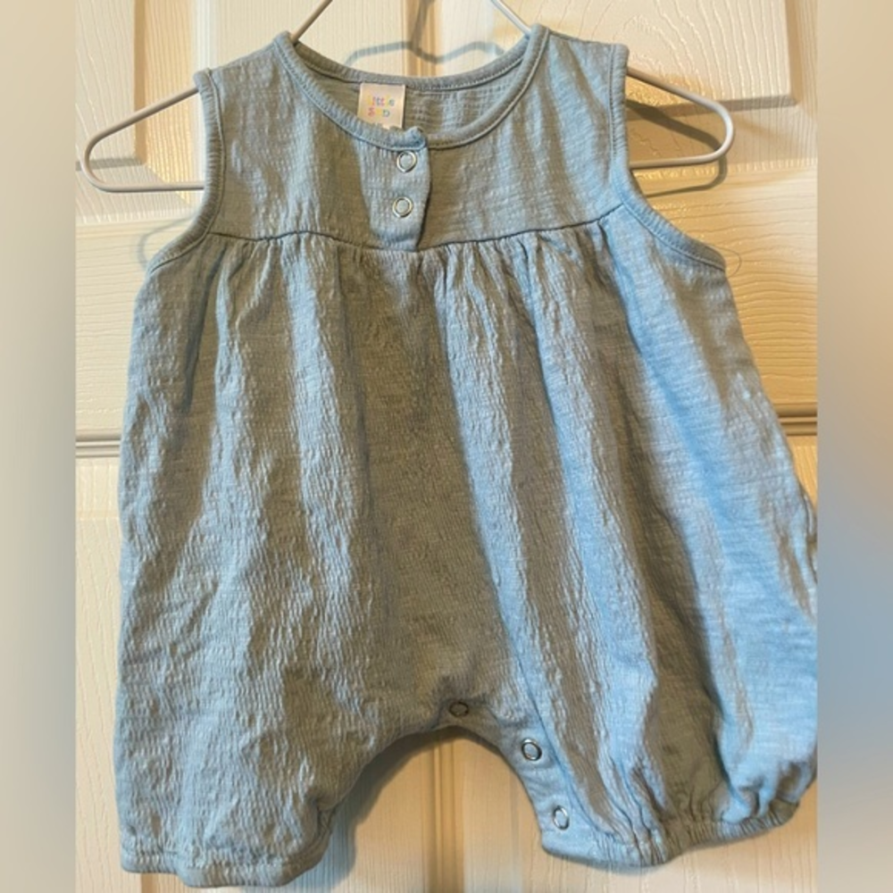 Little Sun light blue jumper / romper 6 mo EUC‎ *my favorite!
